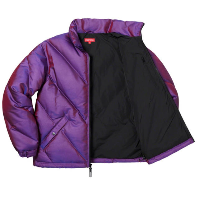 価格変更　Supreme Iridescent Puffy Jacket