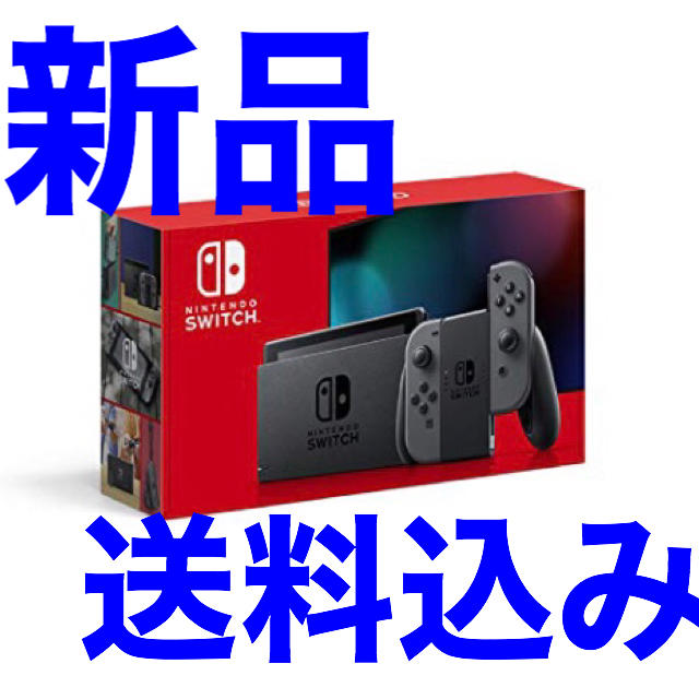 新型　Nintendo Switch　グレー　新品