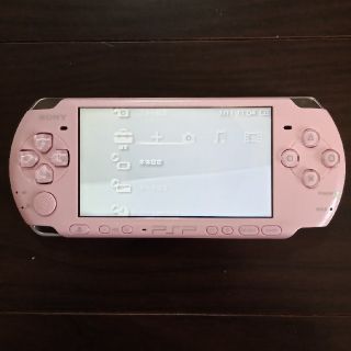 プレイステーションポータブル(PlayStation Portable)のPSP3000 (ピンク)(携帯用ゲーム機本体)