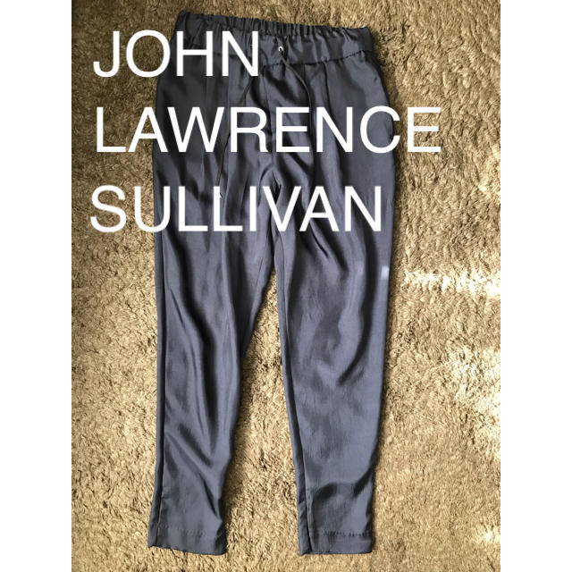 JOHN LAWRENCE SULLIVAN -  【美品】JOHN LAWRENCE SULLIVAN サテンパンツ ネイビー