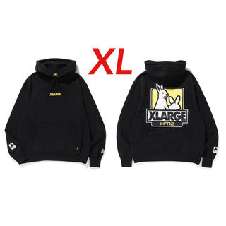 エクストララージ(XLARGE)のXLARGE FR2 Fxxk Icon Hoodie #FR2 黒 XL (パーカー)