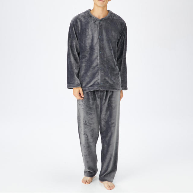 MUJI (無印良品)(ムジルシリョウヒン)の新品タグ付き　無印　あたたかファイバー着る毛布パジャマ メンズのトップス(その他)の商品写真