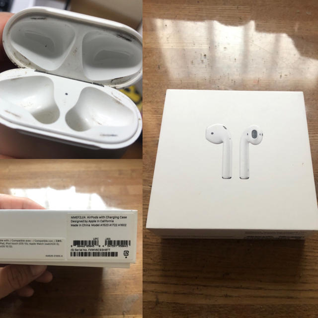 Apple(アップル)のAir Pods ジャンク品 スマホ/家電/カメラのオーディオ機器(ヘッドフォン/イヤフォン)の商品写真