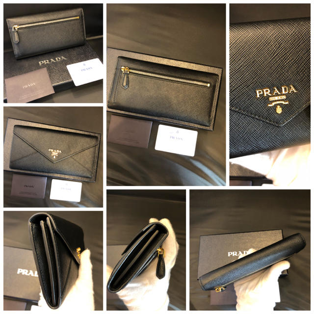 PRADA プラダサフィアーノ長財布・パスケース付 ブラック新品未使用♪ 1