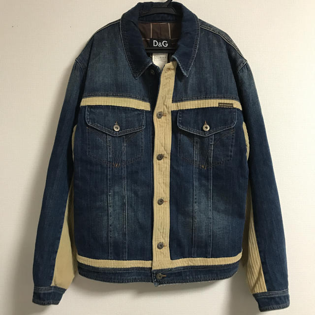 ドルガバ デニムジャケット Gジャン ダメージ加工 - Gジャン/デニム ドルガバ デニムジャケット Gジャン ダメージ加工 - Gジャン/デニム