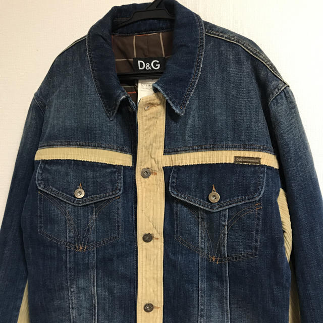 DOLCE&GABBANA - ドルチェ&ガッバーナ ダメージ加工 デニムジャケット