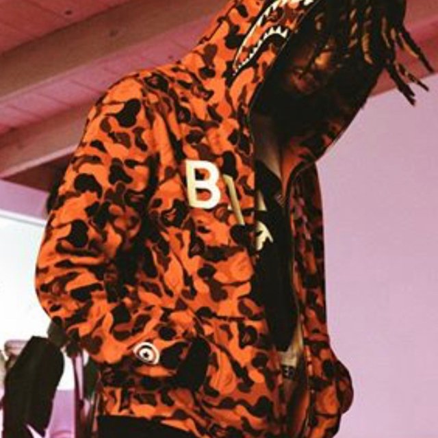 Bape Xo shark hoodie