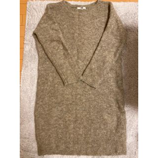 ユニクロ(UNIQLO)のニットワンピース(ひざ丈ワンピース)