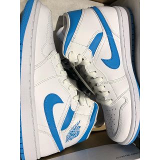 ナイキ(NIKE)のjordan 1 mid unc 25.5cm (スニーカー)