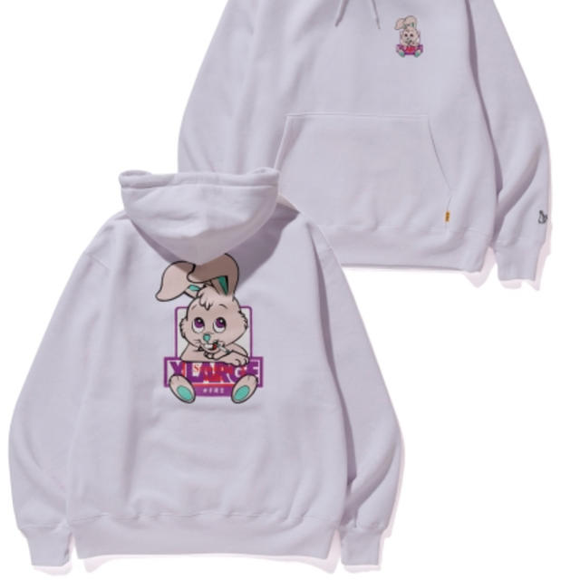 XLARGE×#FR2 QP Rabbits hoodie
