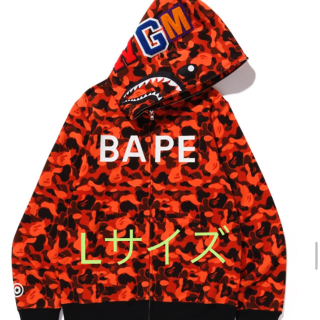 A BATHING APE(アベイシングエイプ)のNIJNAR様専用 BAPE × XO THE WEEKEND シャークパーカー メンズのトップス(パーカー)の商品写真