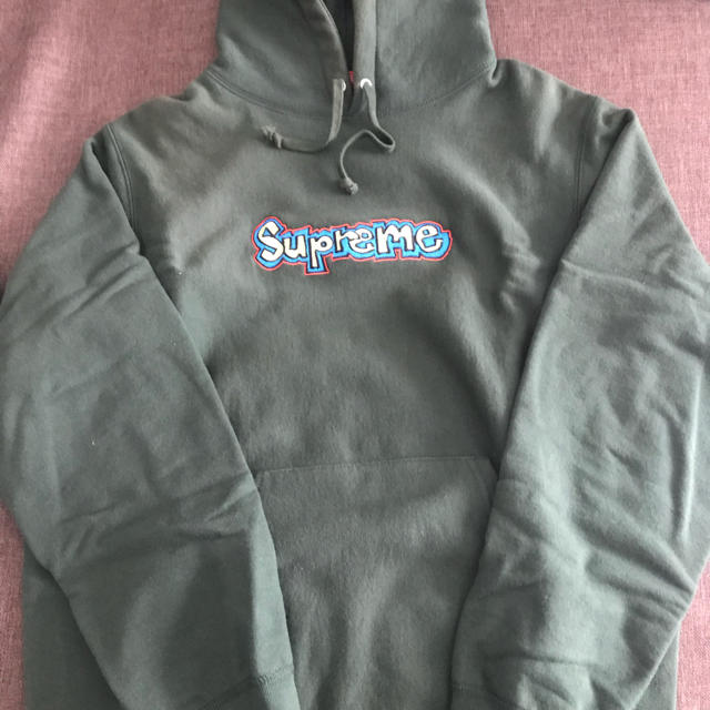 Supreme 18SS Gonz logo hooded sweatshirt