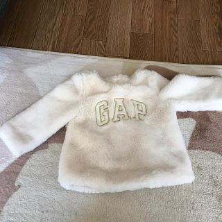 ベビーギャップ(babyGAP)のギャップ  ベビー　トップス  長袖　冬　ホワイト　白　女の子　兼用　GAP ★(ニット/セーター)