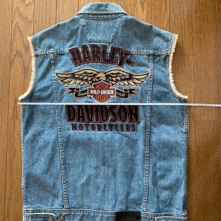 ハーレーダビッドソン(Harley Davidson)のHARLEY-DAVIDSON ベスト(ライダースジャケット)