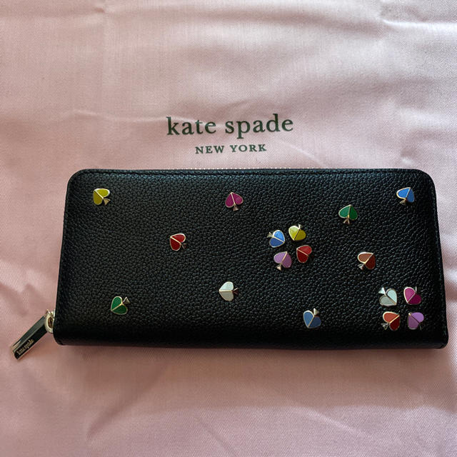 エナメル ケイトスペード スリム コンチネンタル ウォレット  財布ファッション小物
