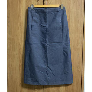 シーケーカルバンクライン(ck Calvin Klein)のck カルバンクライン　ロング　タイトスカート　ブルー　サイズ4 Mサイズ(ロングスカート)