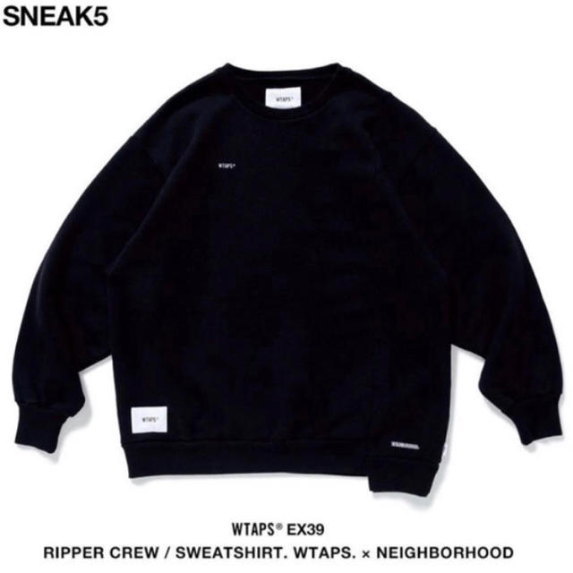 WTAPS NEIGHBORHOOD ネイバーフッド  クルーネック 黒 M