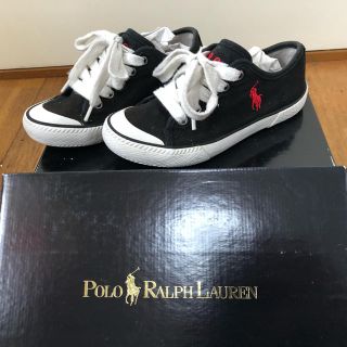 ポロラルフローレン(POLO RALPH LAUREN)のRalph Lauren　スニーカー　キャンバス地　18センチ(ブーツ)