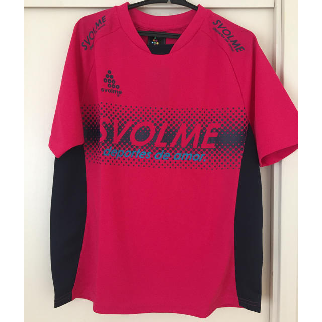 SVOLME スボルメ ジュニアTシャツ 150cm ピンク スポーツ/アウトドアのサッカー/フットサル(ウェア)の商品写真