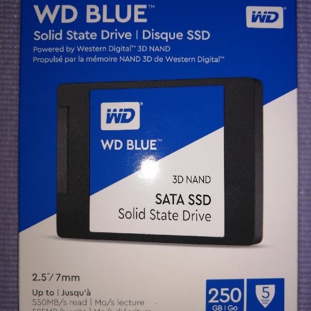 ♦超次元大特価♦WD SSD 250G BLUE SATA 未開封新品????SSD