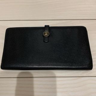 シャネル(CHANEL)のCHANEL cocoボタン長財布　リペア済み(財布)