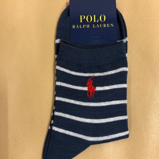 ポロラルフローレン(POLO RALPH LAUREN)の新品　レディース  POLO ポロラルフローレン　人気色　毛綿ソックス(ソックス)