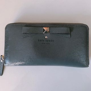 ケイトスペードニューヨーク(kate spade new york)の送料込み！Kate spade ケイトスペード　長財布　グレー(財布)