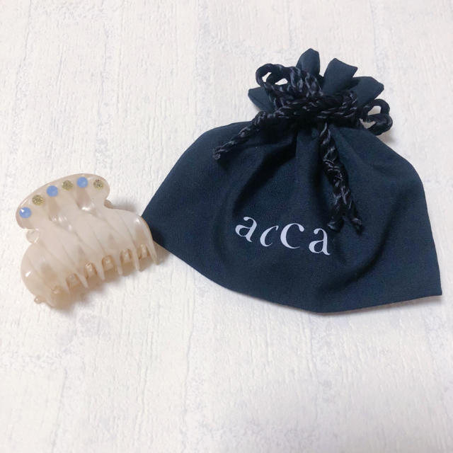 acca(アッカ)のムー様専用★ acca★BI COLORE/beige blue(S) レディースのヘアアクセサリー(バレッタ/ヘアクリップ)の商品写真