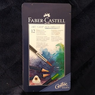 ファーバーカステル(FABER-CASTELL)のファーバーカステル☆アートグリップ水彩色鉛筆 12色セット(色鉛筆)