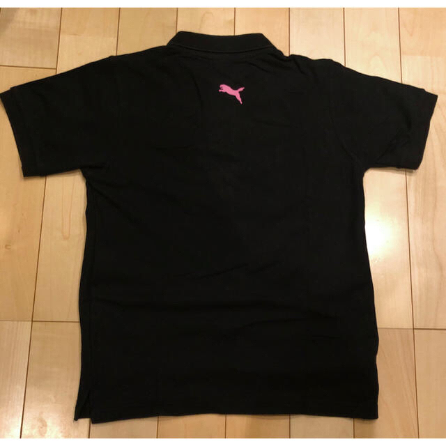 ポロシャツ　シーサー　黒×ピンク メンズのトップス(ポロシャツ)の商品写真