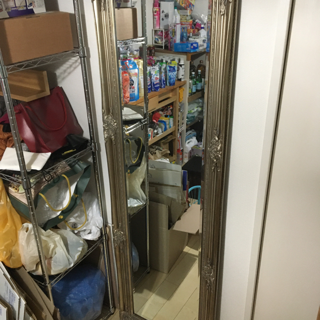 エル様専用 姿鏡 鏡 送料込 お洒落なアンティーク風鏡 | www