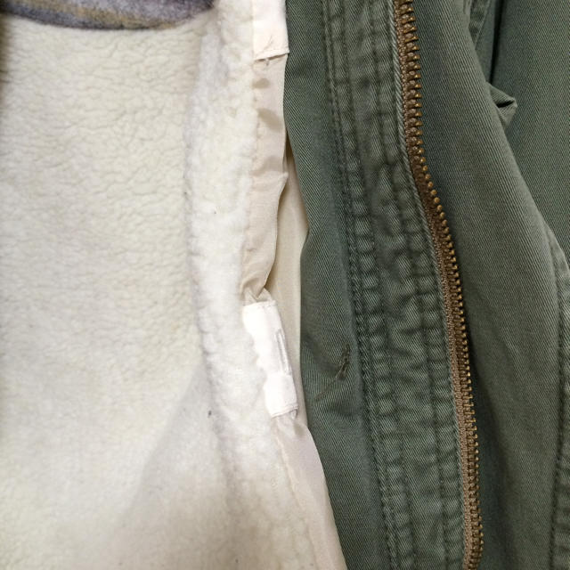 Ungrid(アングリッド)のUNGRIDボアミリタリーコート レディースのジャケット/アウター(ミリタリージャケット)の商品写真
