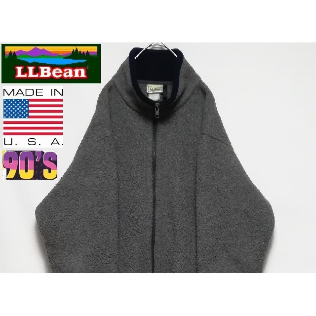 L.L.Bean - 90年代 L.L.BEAN ボアフリースジャケット USAの通販 by ...