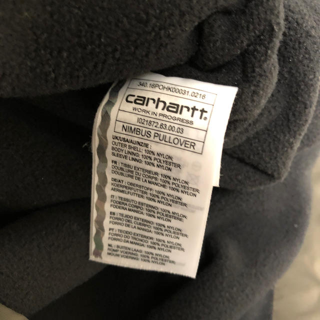 carhartt(カーハート)のcarharrt wip  NIMBUS PULLOVER メンズのジャケット/アウター(ナイロンジャケット)の商品写真