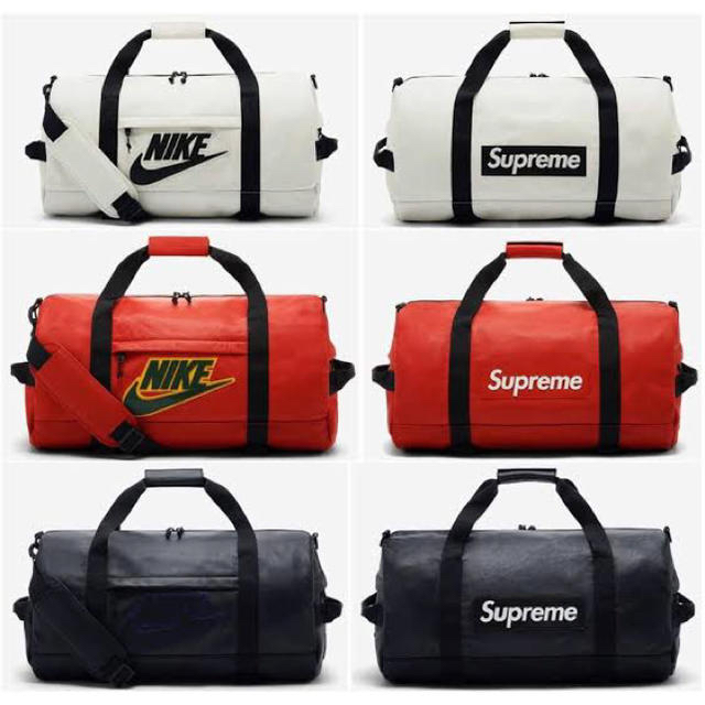 最安値！supreme  nike  leather duffle bag