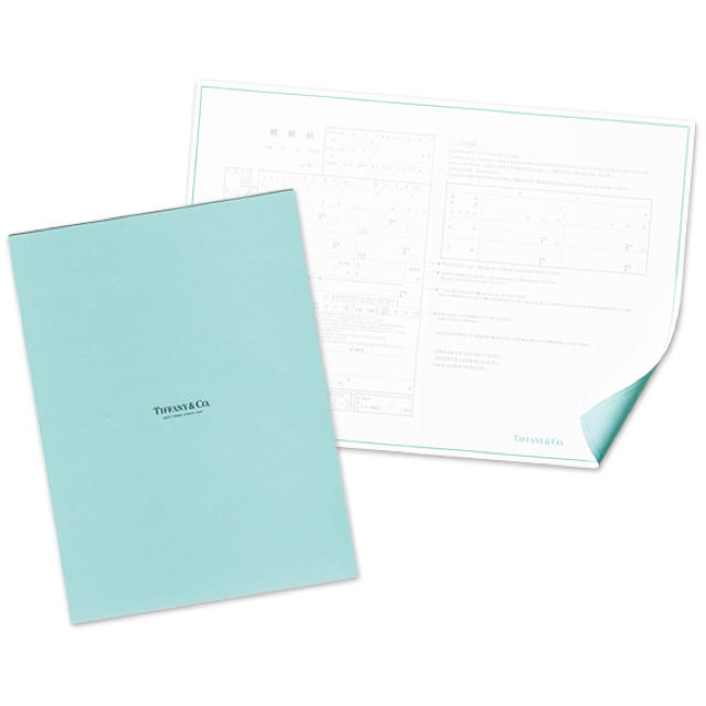 Tiffany & Co. - 【令和】ティファニー婚姻届♡Tiffany&CO Tiffany & Co. - 【令和】ティファニー婚姻届♡Tiffany&CO