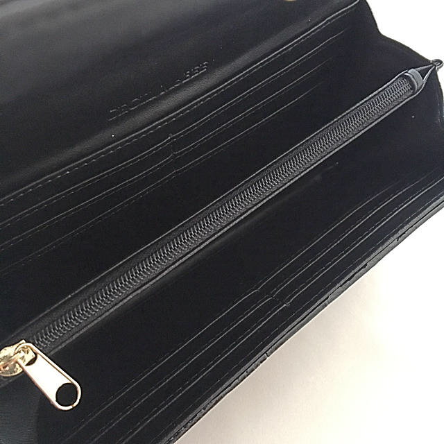 CECIL McBEE(セシルマクビー)のかず様専用❣️新品 セシルマクビー クロコ型 長財布 ブラック 黒 レディースのファッション小物(財布)の商品写真