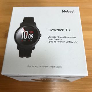 【美品】TicWatch E2 スマートウォッチ(腕時計(デジタル))