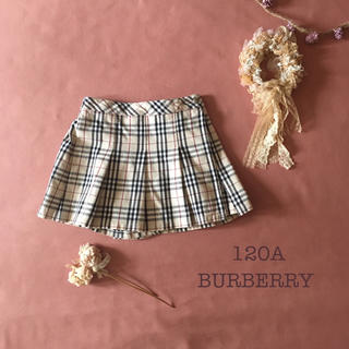 バーバリー(BURBERRY)のBURBERRY バーバリーチェック キュロットスカート*̩̩̥୨୧˖ 120A(スカート)