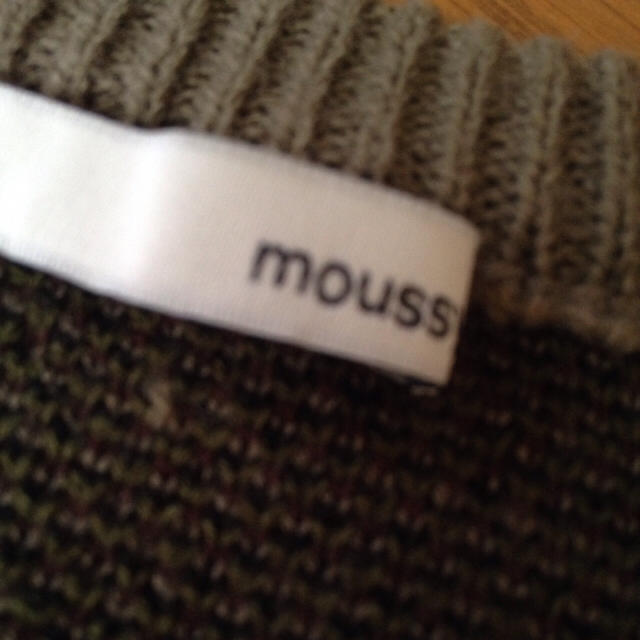 moussy(マウジー)のmoussy♡カモフラ柄ニット レディースのトップス(ニット/セーター)の商品写真