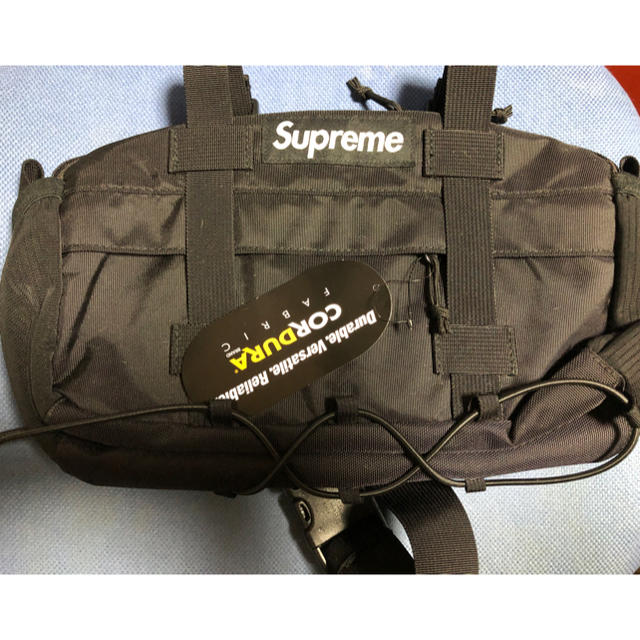 【新品】 supreme 19aw waist bag black 黒