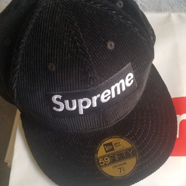 Supreme　Corduroy Box Logo CAP　7 5/8