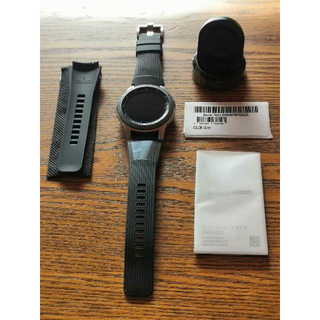 サムスン(SAMSUNG)のGalaxy Watch SM-R800NZSAXJP シルバー 1(その他)