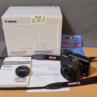 キヤノン(Canon)のEOS M100 EF-M 15-45mm f3.5-6.3 IS STM(ミラーレス一眼)