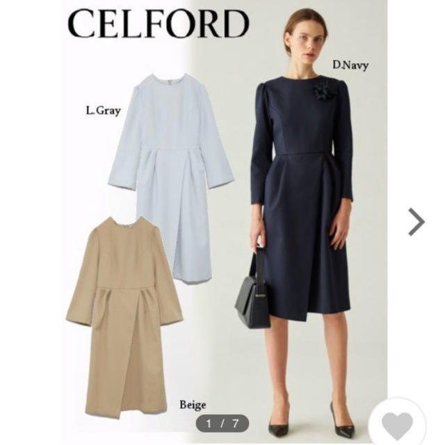 ベージュサイズ新品未使用　CELFORD ワンピース