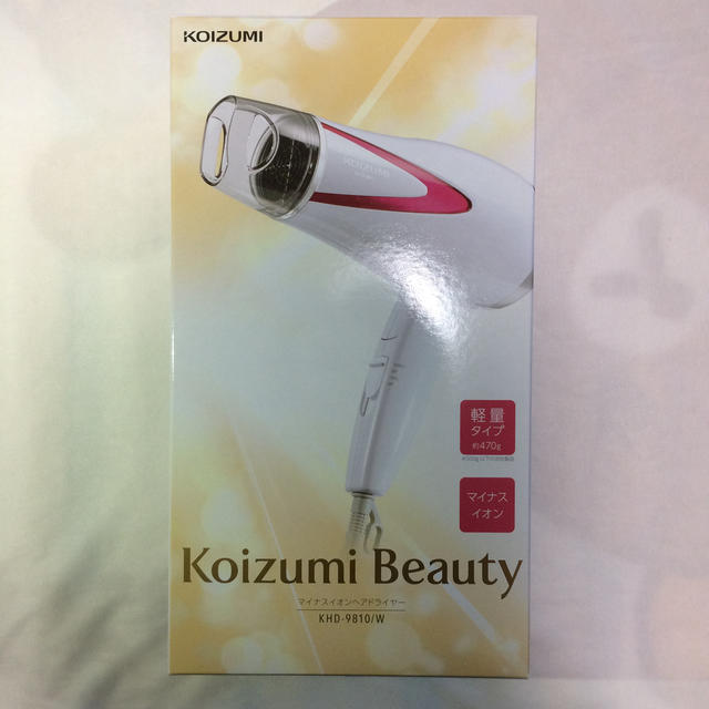 KOIZUMI(コイズミ)の〈新品・未開封〉コイズミ マイナスイオンヘアドライヤー スマホ/家電/カメラの美容/健康(ドライヤー)の商品写真