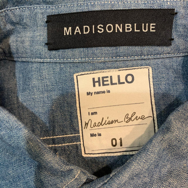 MADISON BLUE マディソンブルー パンプトンシャツ デニム ダンガリー