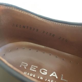 REGAL - リーガル 315R 内羽根ストレートチップ 黒の通販 by ...