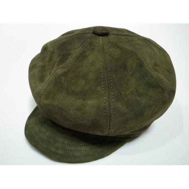 USA製ニューヨークハットSuede Spitfireスエード革製オリーブM新品-
