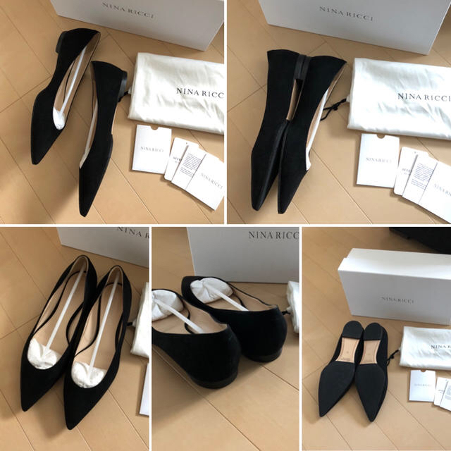 新品⭐️定価73700円／*NINA RICCI フラット シューズ